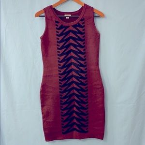 Burgundy Sweater Dress